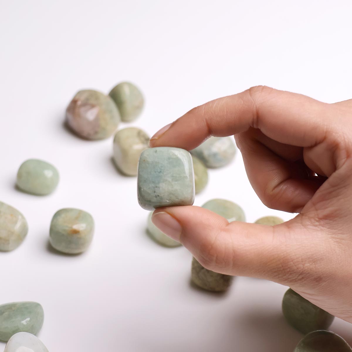 Aquamarine Tumble Stones