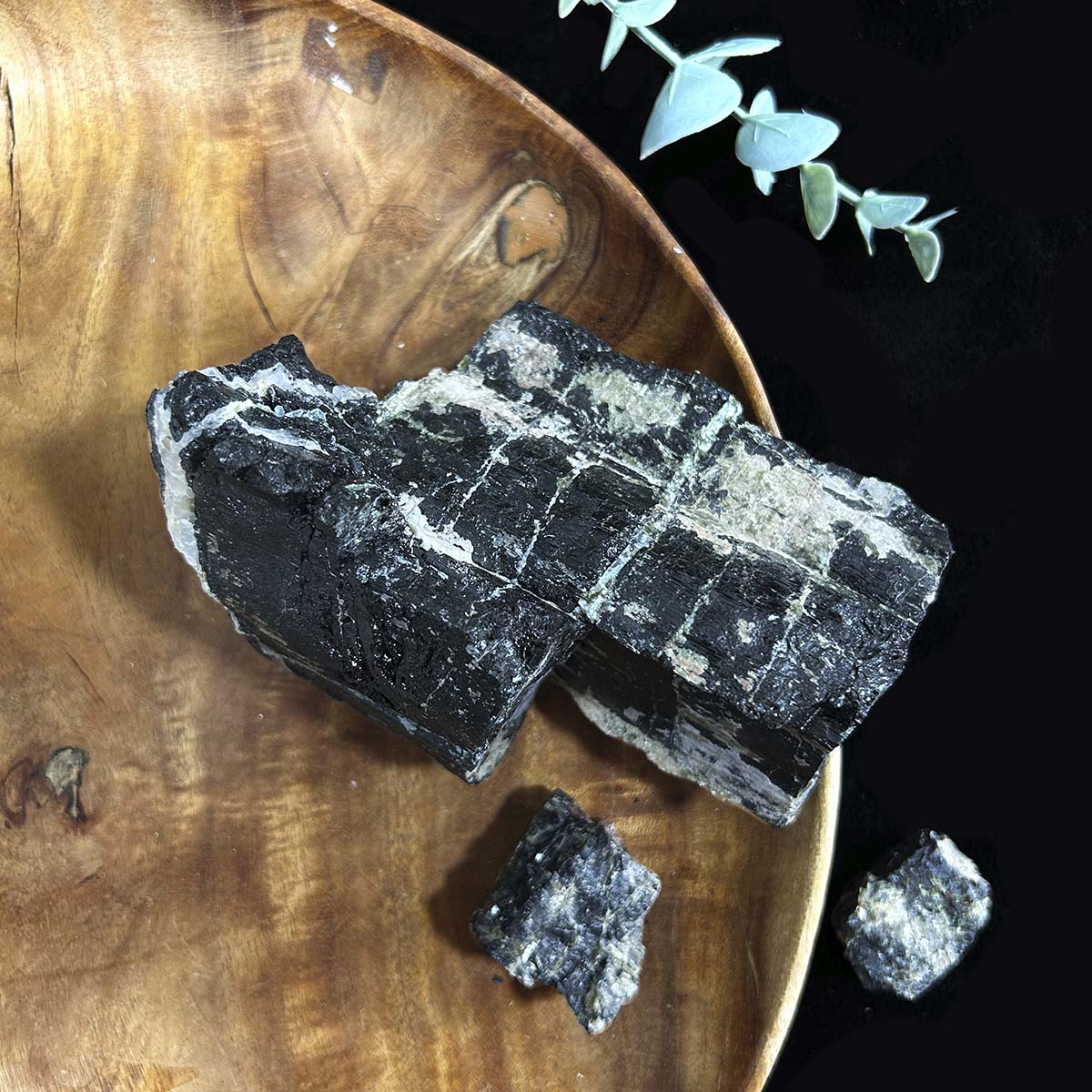 Rough Black Tourmaline Raw Stone