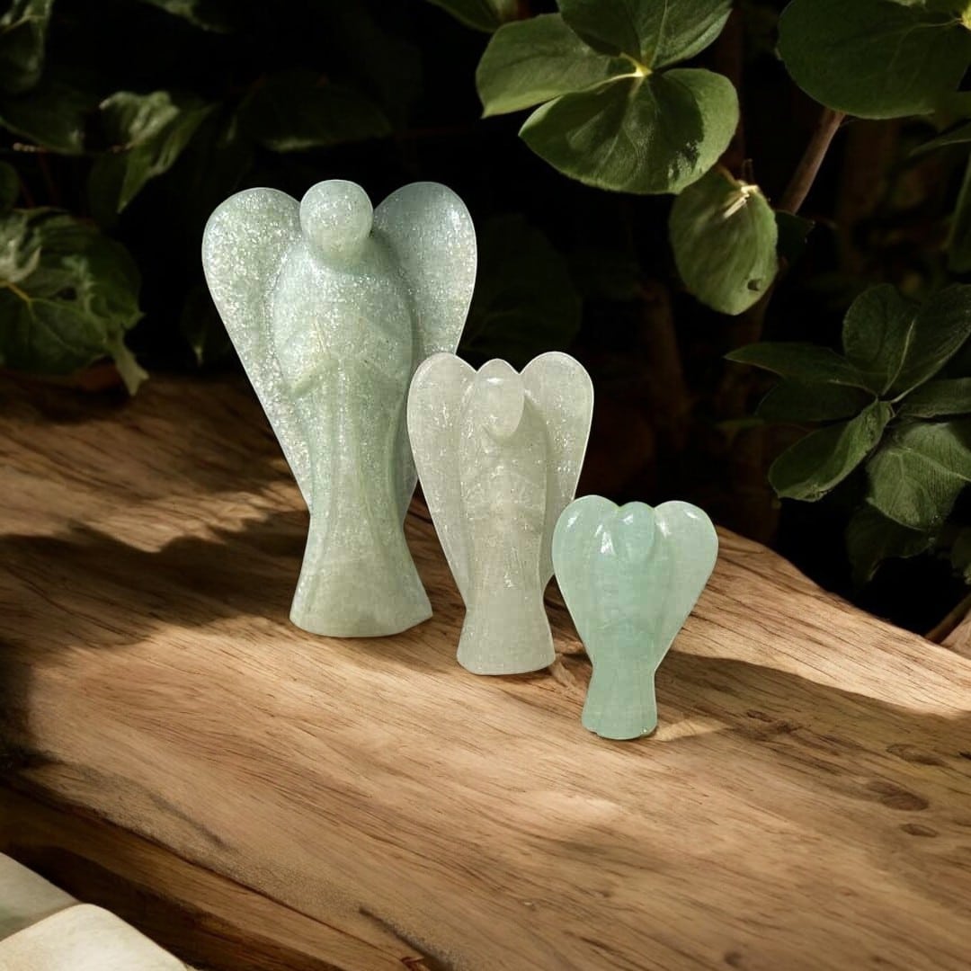 Green Aventurine Stone Angel