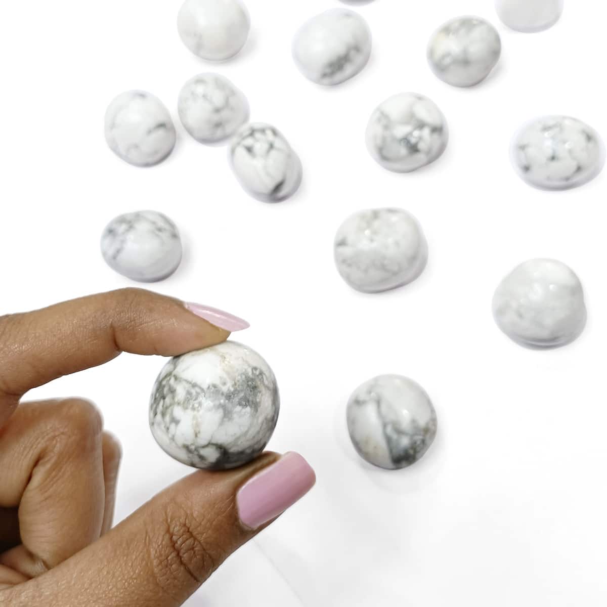 Howlite Tumble Stones